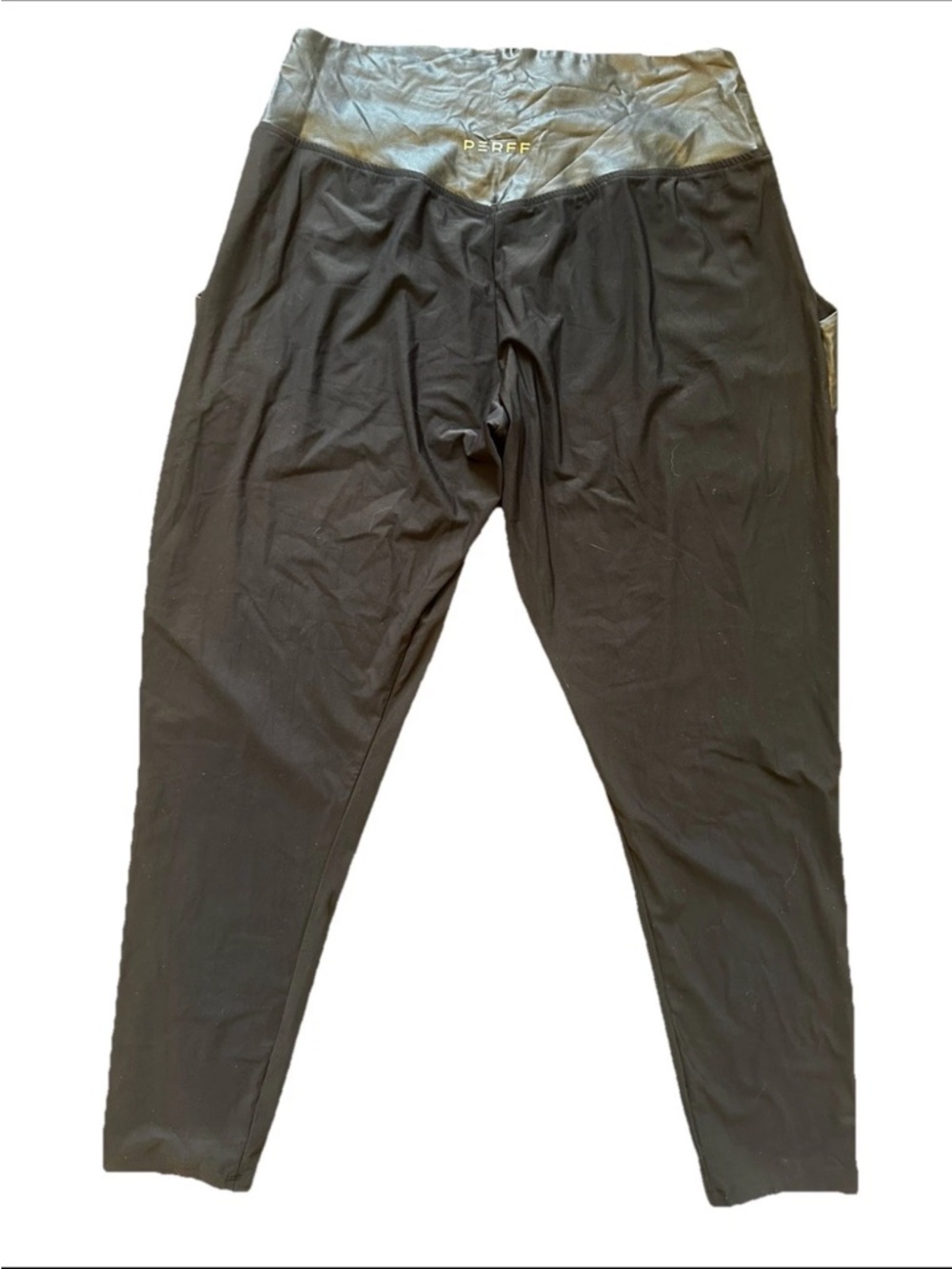 NWT Perff Studio Portugal Luxe Black Tapered Pants - S - Picture 3 of 10